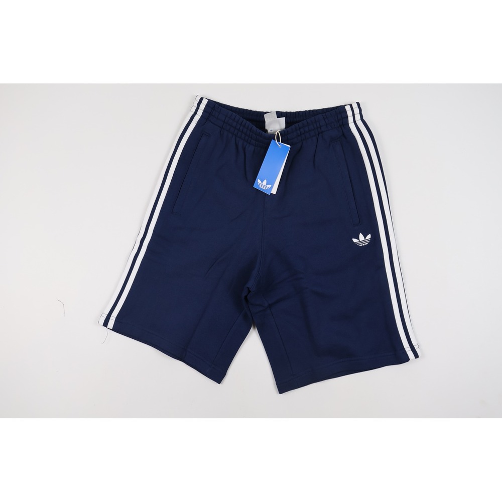 Adidas Shorts 3S SHO Navy Blue Striped Medium NWT